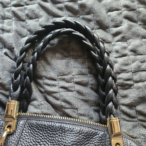 Michael Kors Black Leather Tote Bag - Picture 4 of 8